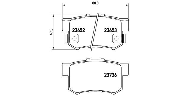 MAGNETI MARELLI Комплект тормозных колодок, дисковый тормоз 363700428039